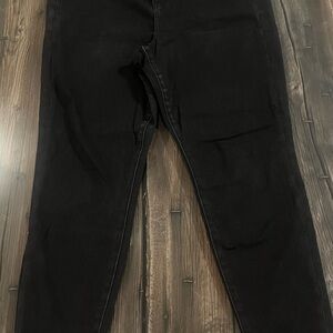 American Eagle Outfitters Jet Black High Rise Jeans